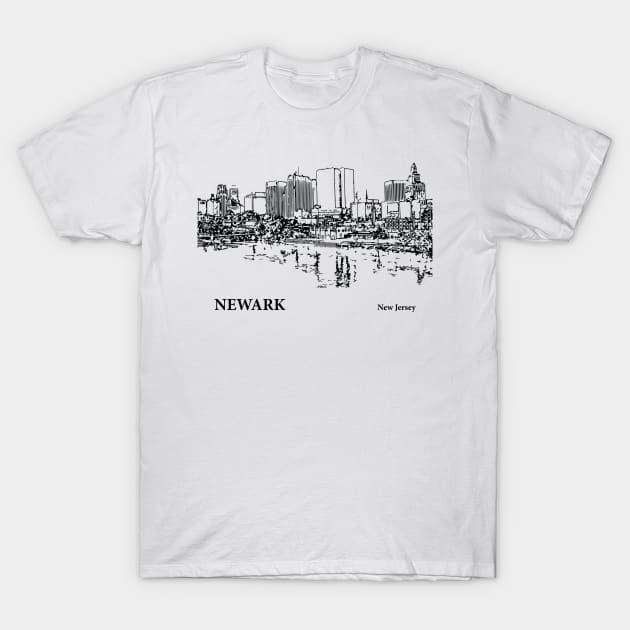 Newark - New Jersey T-Shirt by Lakeric